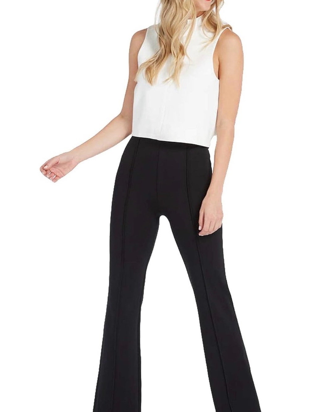 SPANX The Perfect Black Pant Hi-Rise Flare Shape wear Office pant